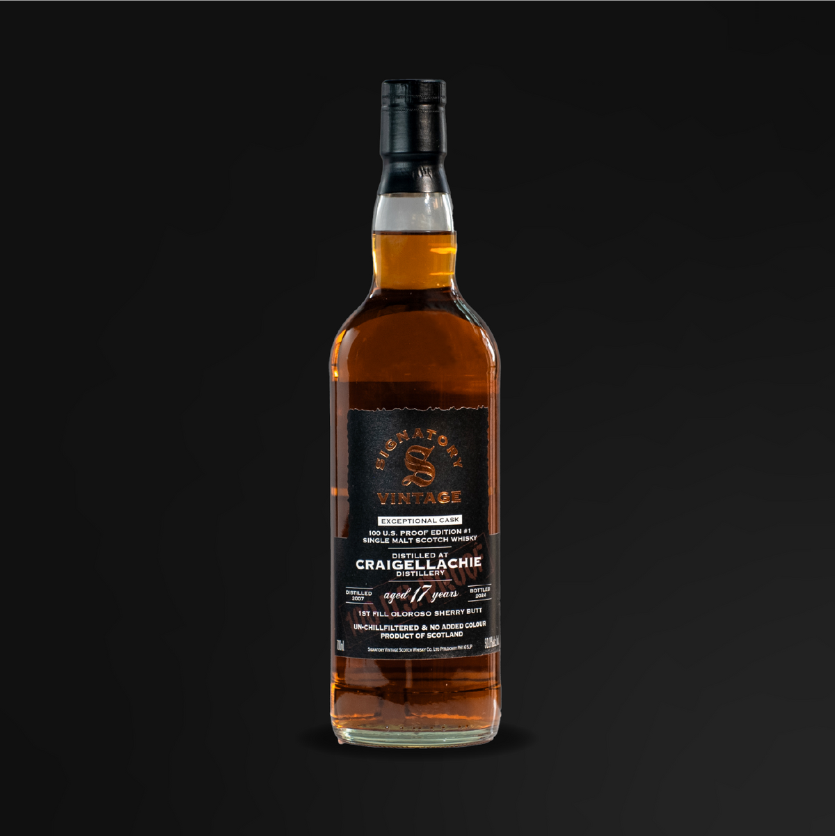 Craigellachie 17 Year – Signatory USA